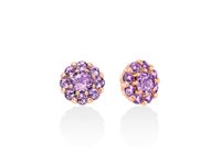 Orecchini Miluna Donna Le Gemme in Argento Ametista ERD2925 - ERD2925